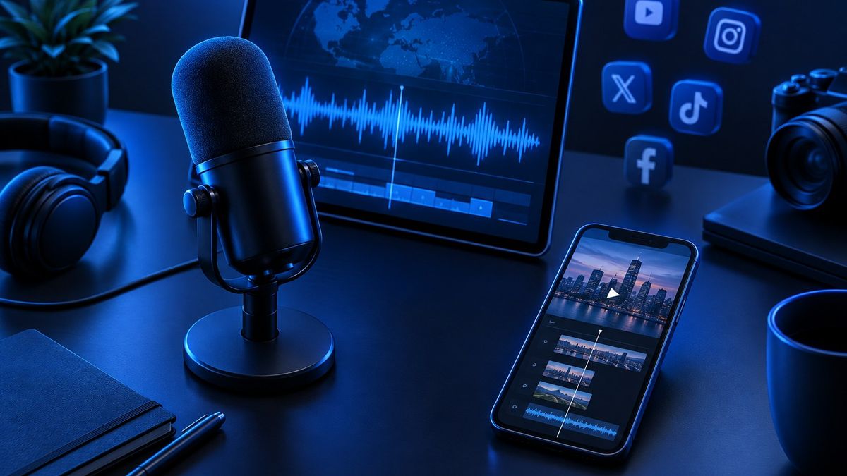 التعليق الصوتي بالذكاء الاصطناعي لصفحات الأخبار